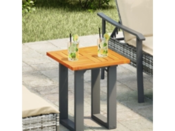 Vidaxl Tampo De Mesa Quadrado 40x40x2 Cm Madeira De Acácia Maciça