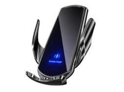 Suporte Smartphone Carro Carregamento Sem Fio Sensor Infravermelho CHRONUS Preto