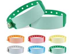100 Pulseiras de Identificação Hospitalar, Pulseira Hospitalar Verde