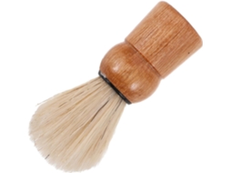 Escova para barba Macio com cerdas Javali, fácil de limpar, design retrô em madeira.