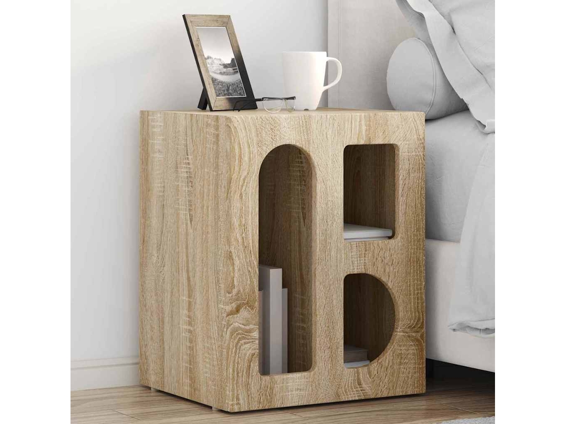 Vidaxl Mesa-de-cabeceira Elst 2 Unid. Carvalho Sonoma 40 X 35 X 50 Cm