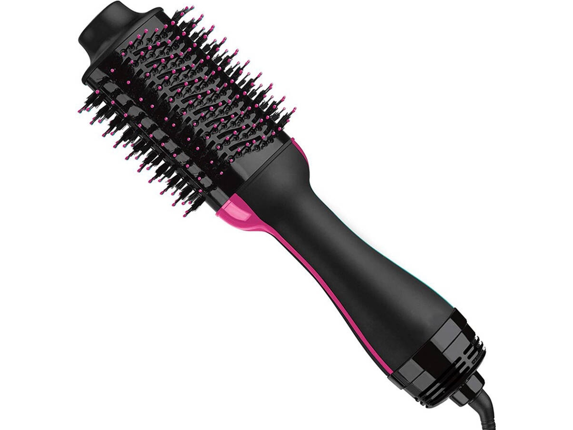 Escova de Cabelo COZEVDNT One-Step Hair Drying And Volumizing Brush Black Embalagem Substituível