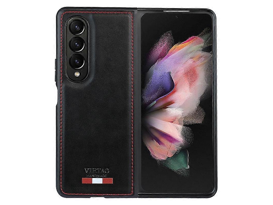 Capa De Celular Vietao Em Couro Pu Liso Para Samsung Galaxy Z Fold4