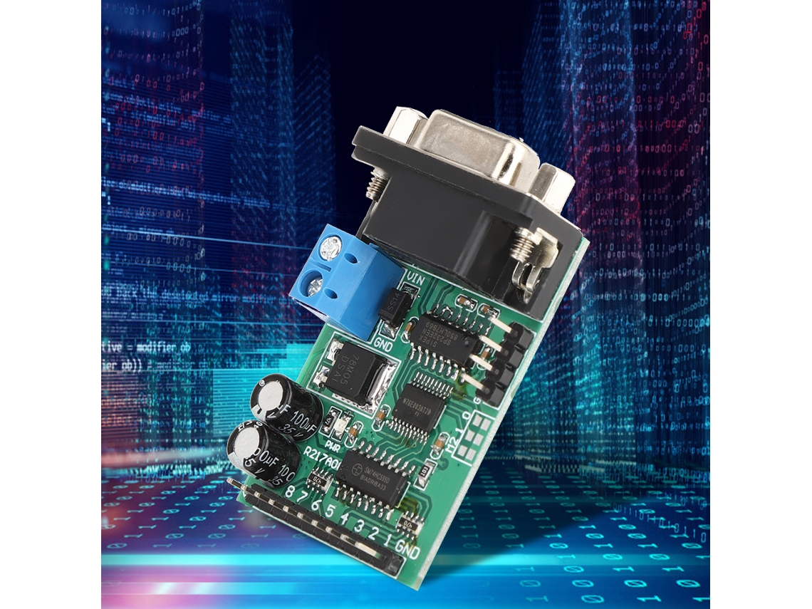 Laxiscreed Módulo De Relé Multifuncional 8 Canais Com Interface Rs232/ttl232 Para Automação