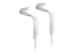 Cabo De Rede Ethernet Unifi Flexível Com Conector Rj45 De 2 M, Branco. Aquaforge