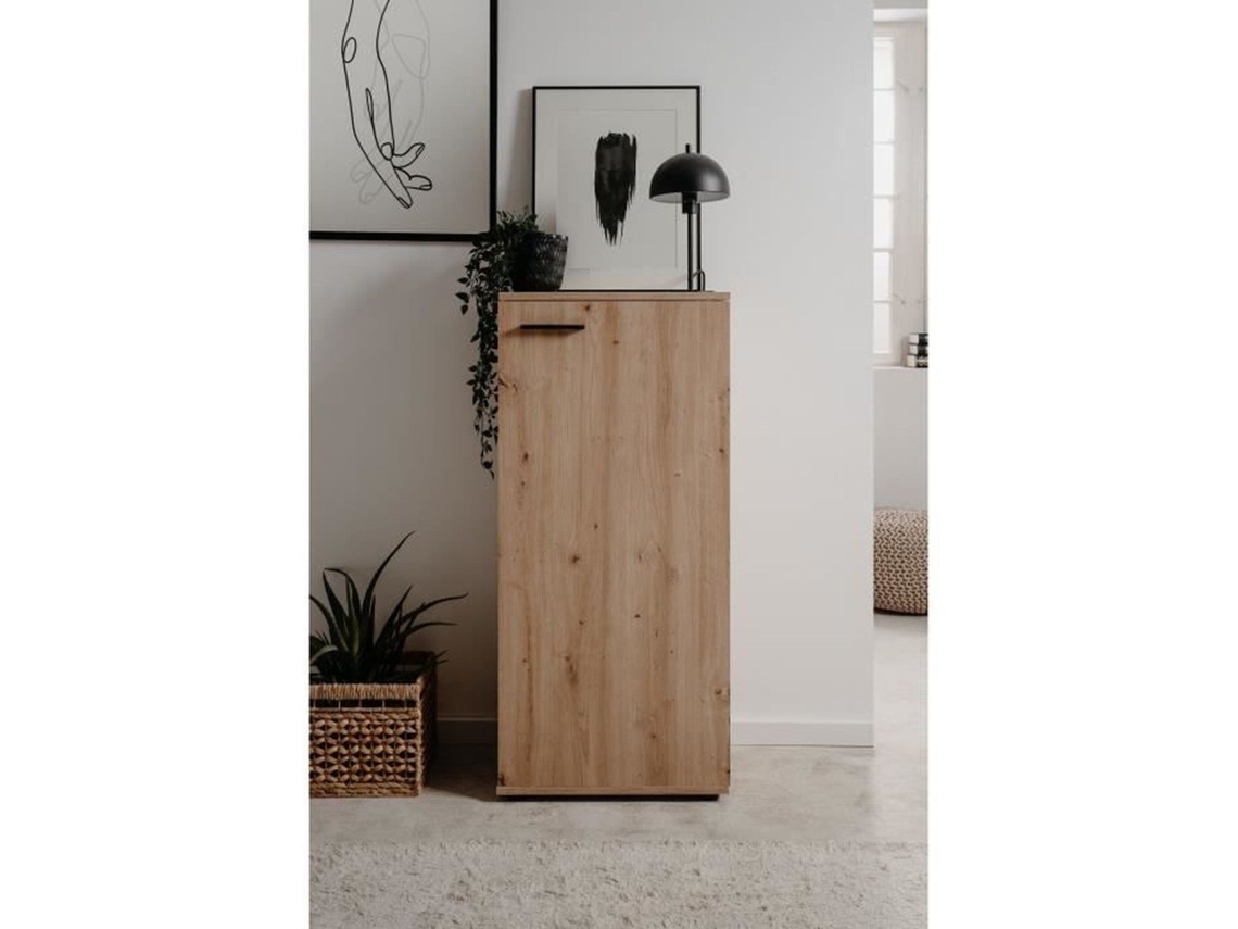 Zapatero Artesanal De Roble Para 12 Pares, 100 X 110 X 34 Cm