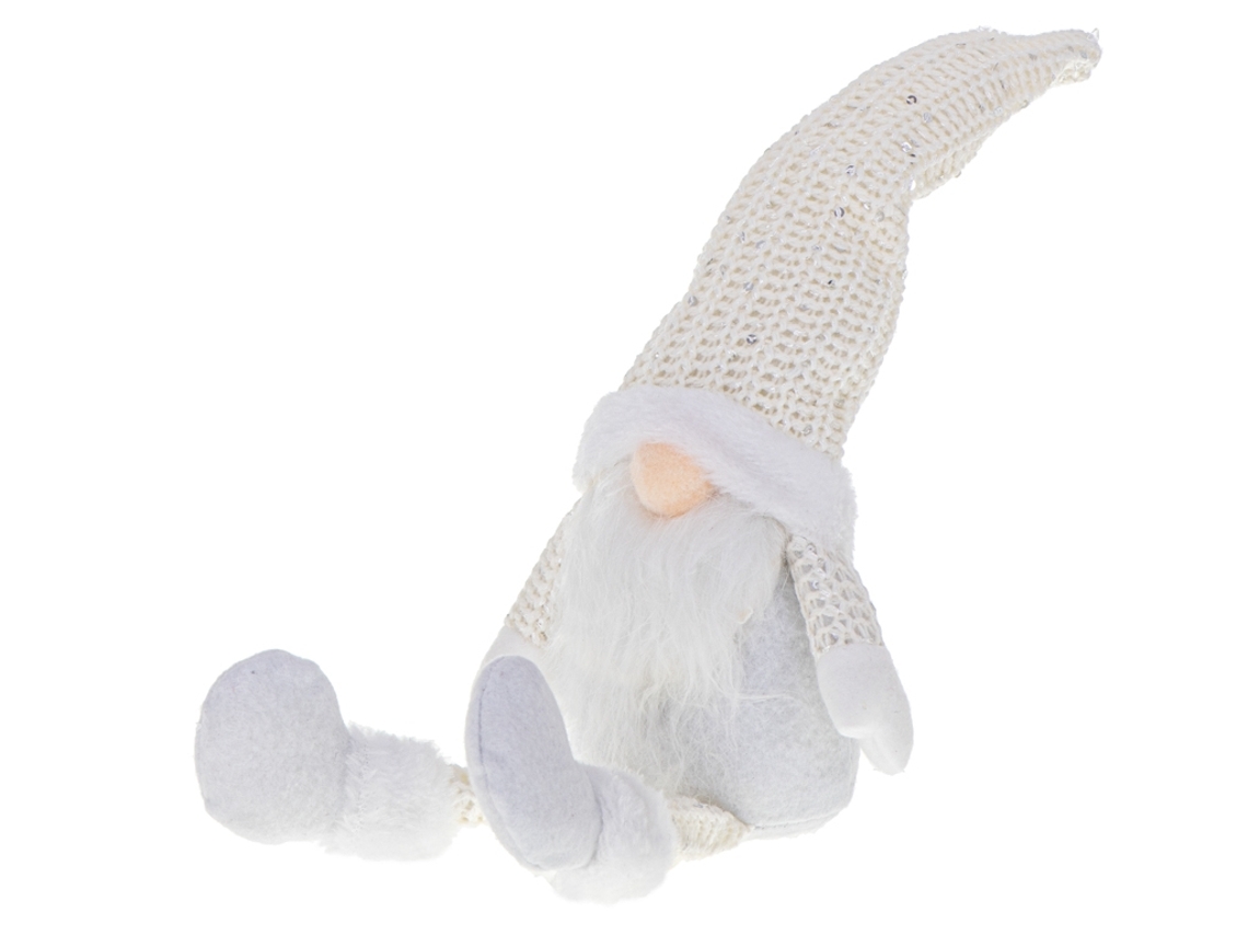 Gnomo de Natal com Barba Branca 47cm Pricenet
