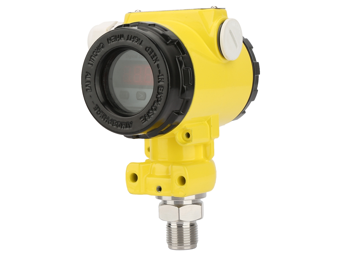Sensor De Pressão De Alta Precisão Laxiscreed Com Saída 4-20ma E Visor Digital Resistente A Explosões