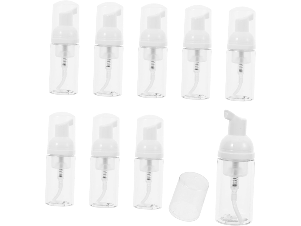 De 20 Frascos Com Bomba Dosadora Em Espuma Plástica Resistente À Pressão Para Cosméticos E Produtos De Higiene Pessoal.
