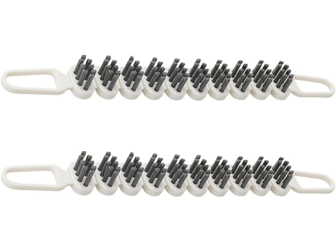 Escova De Limpeza Flexível Pequena E Limpa Operitacx, 2 Peças, Escova Para Frestas E Metal, Multiuso, Pp E Pe, Para Casa