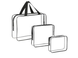Organizador de viagem de PVC transparente ZYBLSSBB