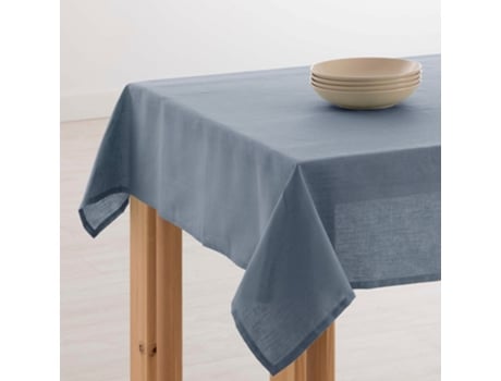 Toalha de Mesa BELUM impermeável resistente a manchas Linho 100% Denim Blue (400x150 cm)