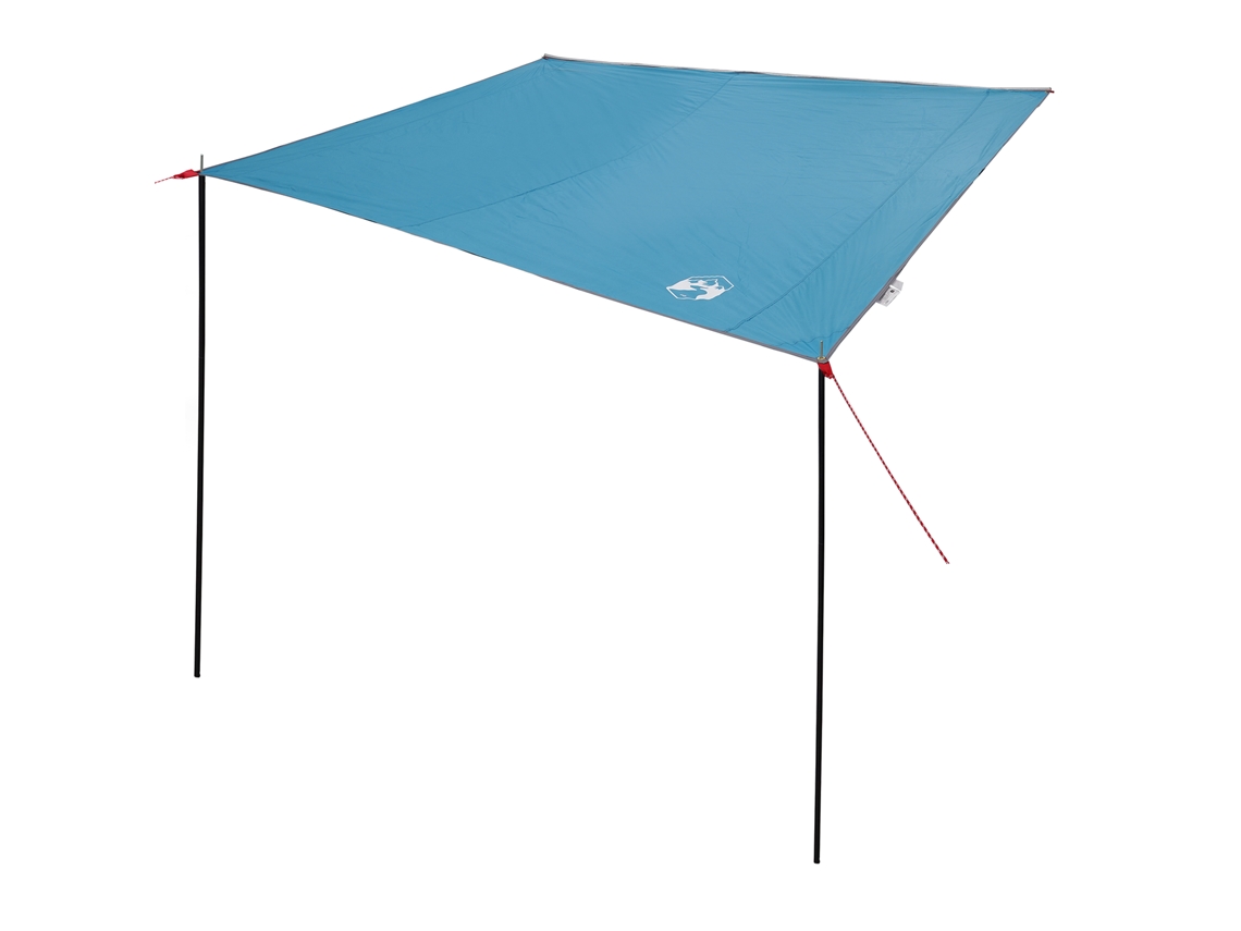 Conjunto 1 Abrigo Portátil Vidaxl Azul Tafetá (240 X 460 Cm)