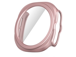 Capa Para Samsung Galaxy Watch 8/9 40 Mm, Com Amortecimento Em Policarbonato Rígido Ouro Rosa Panoona