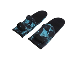 Yncm-meias De Mergulho Neoprene 3mm Antiderrapante Azul M