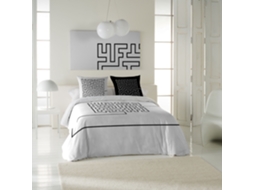 ICEHOME Capa de Edredão Estampada para Cama 180 Algodão Extra Macio Inclui 1 Ou 2 Fronhas Laberinth