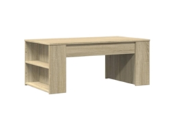 Mesa de Centro Madeira Processada Carvalho Sonoma MAISON EXCLUSIVE (102x55x42 cm)