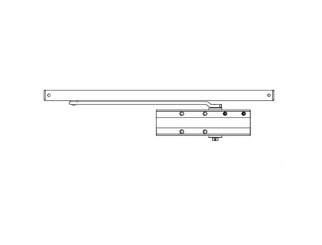Fecho de Porta Tipo Cremalheira e Pinhão Braço Deslizante F3 Branco SEVAX Esv7163B