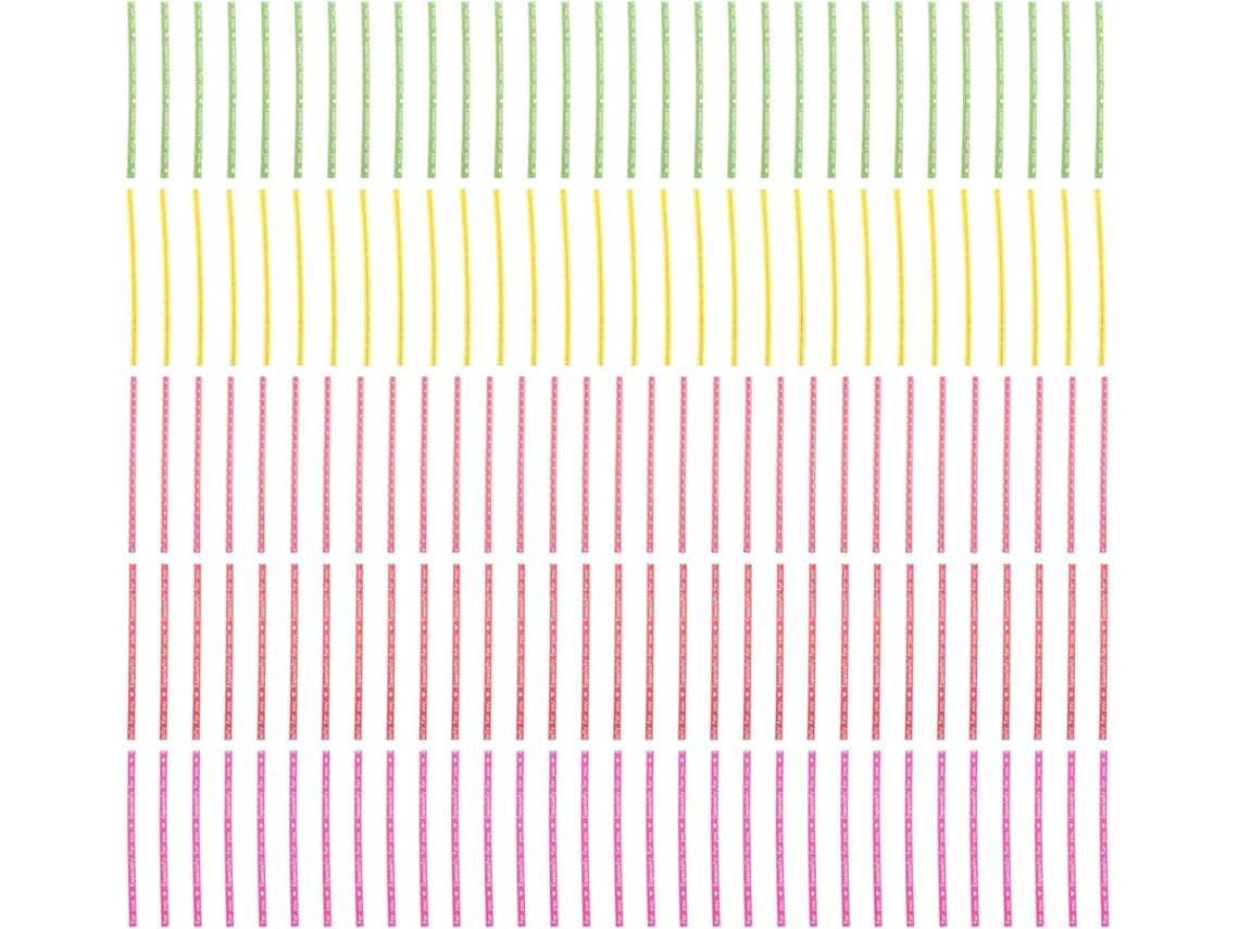 5 abraçadeiras multicoloridas para doces GOKOCO