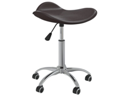 Office Chair, Office Chairs Vidaxl Marrom Couro Artificial (n/a)