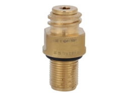 Adaptador de válvula de CO2 em latão, conversor de rosca M18 x 1,5, peça de reposição para máquina de água.