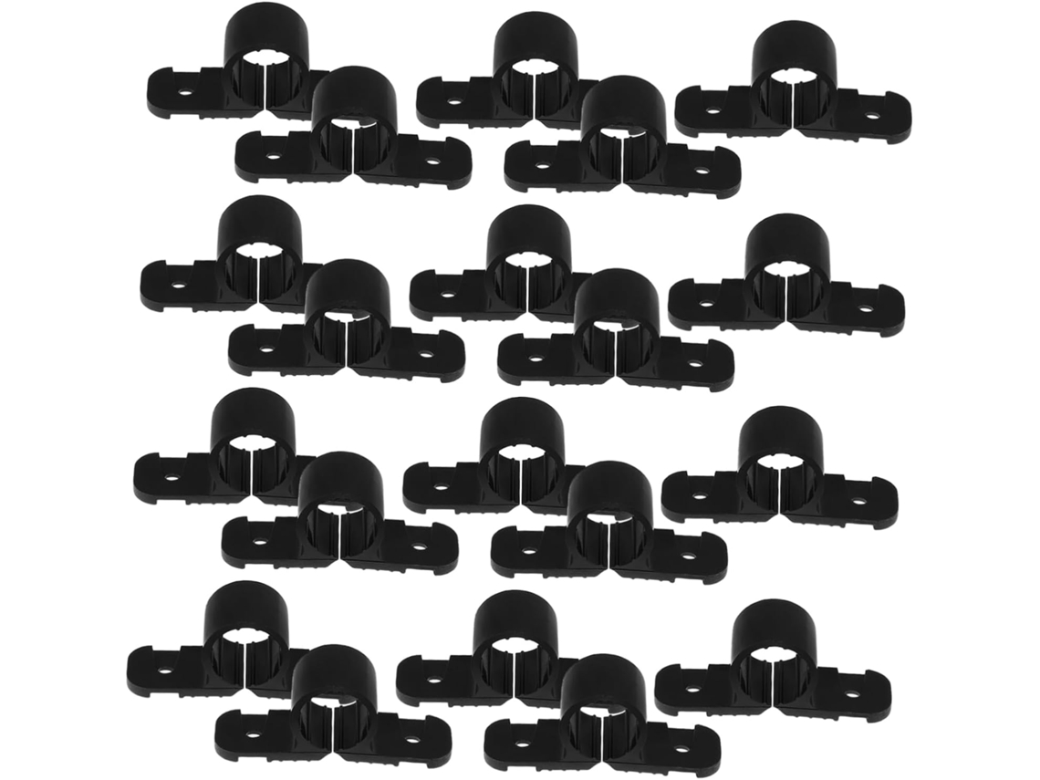 Conjunto De 50 Peças De Suportes Para Tubos Pex E Abraçadeiras De Plástico Para Mangueiras.