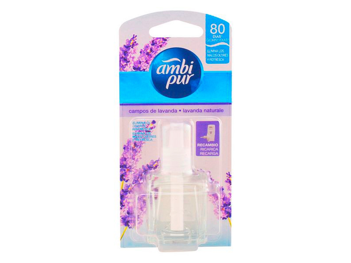 Ambientador Elétrico AMBI PUR 3VOLUTION com Recarga Lavande 21,5 ml