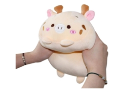 2026 linjou Almofada de Pelúcia Cervo Fofo e Macia, Almofada Kawaii para Crianças Dormir (20cm)