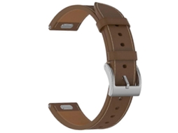 Pulseira De Couro Com Fecho De Pressão Para Samsung Galaxy Watch 4/5/6/7 Olysi Shop (marrom)