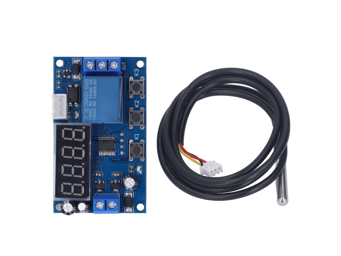 Módulo Controlador de Temperatura PWM de 4 Fios para Ventilador de PC