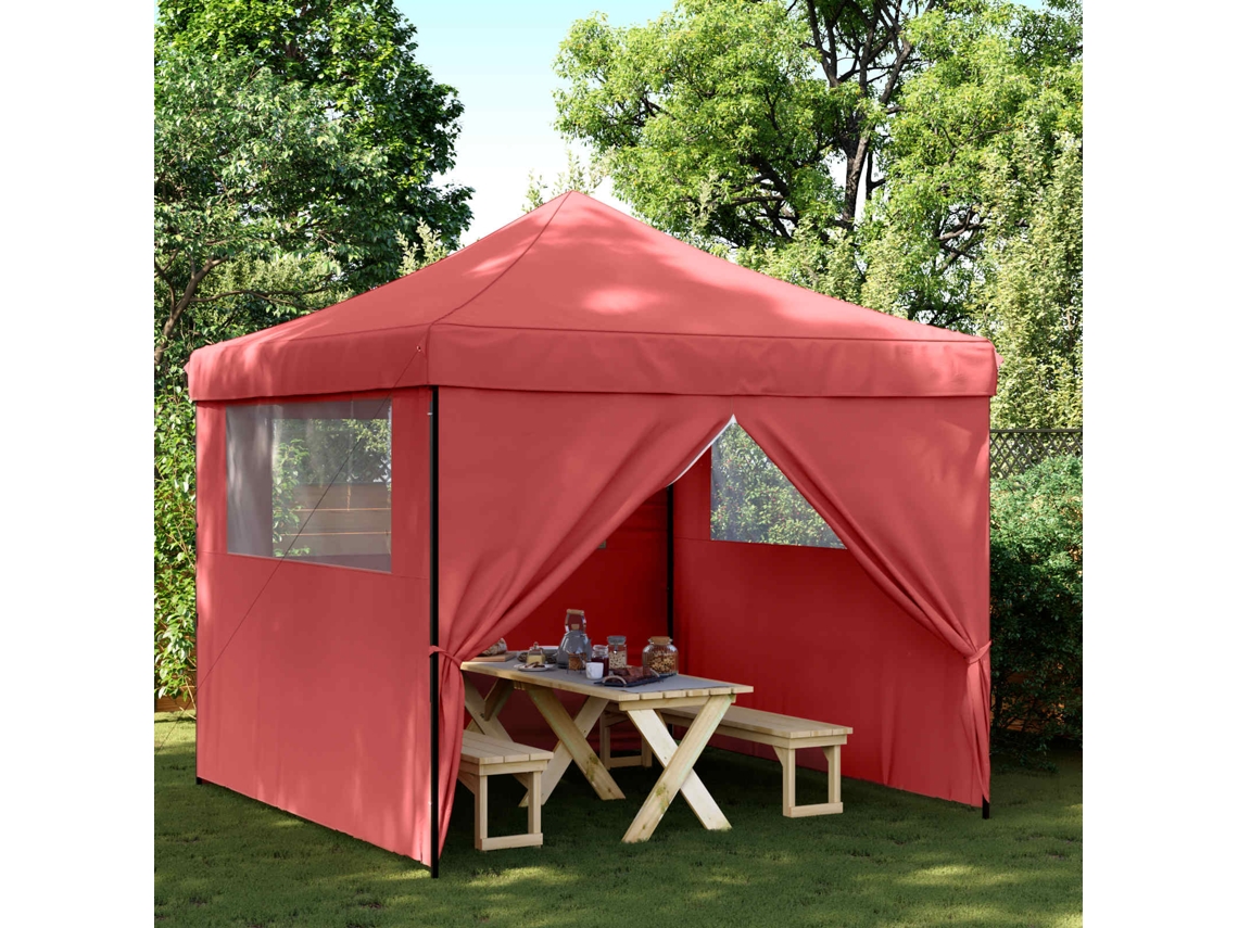 Vidaxl Tenda De Festa 292 X 292 X 315 Cm Borgonha Tecido Oxford