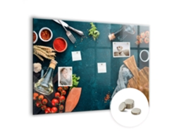 Quadro Magnético De Parede Utensílios De Cozinha Para O Quarto Das Crianças Espelharte (100x70 Cm)
