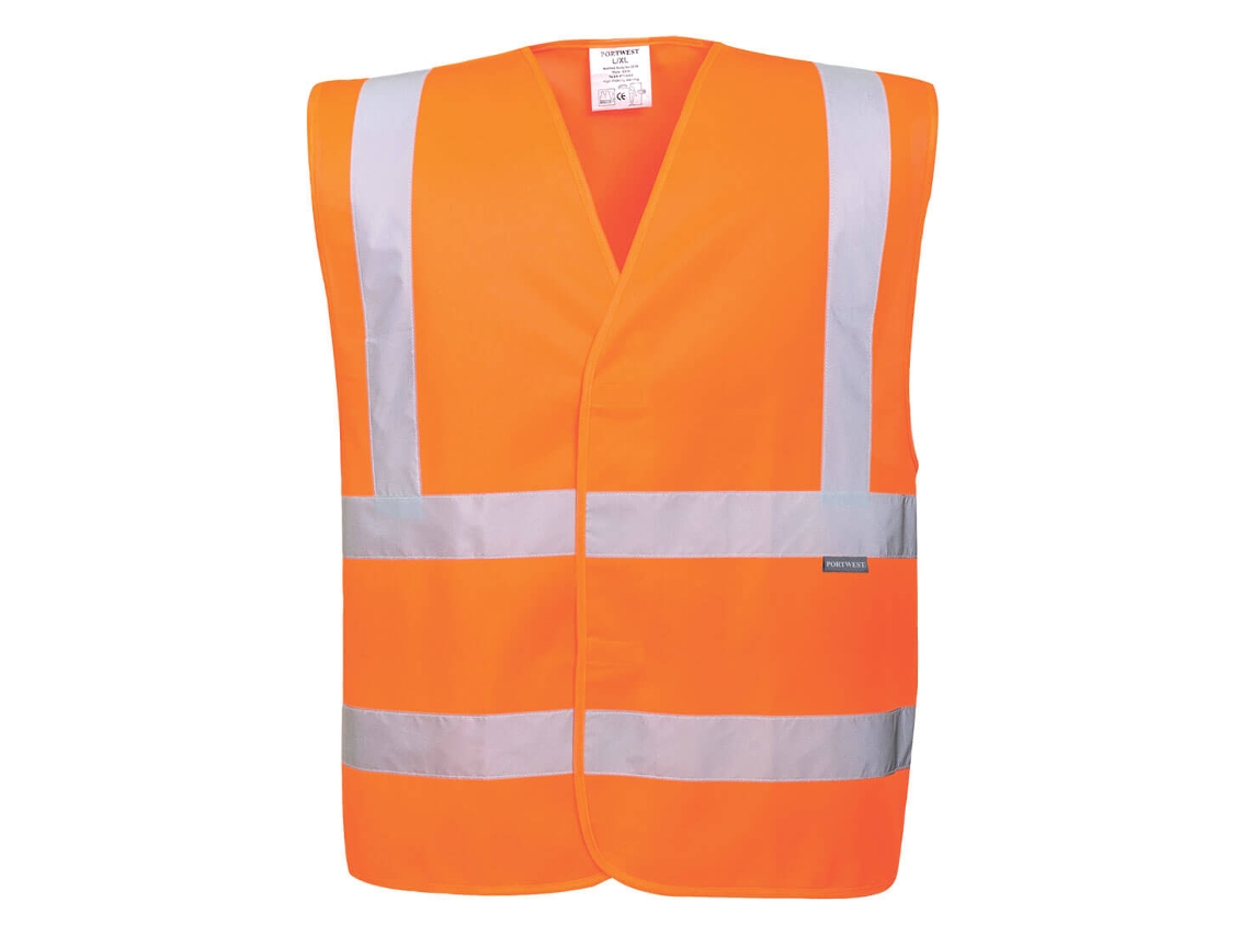 Colete Eco De Alta Visibilidade Pacote De 10 / Amarelo / S/m Portwest