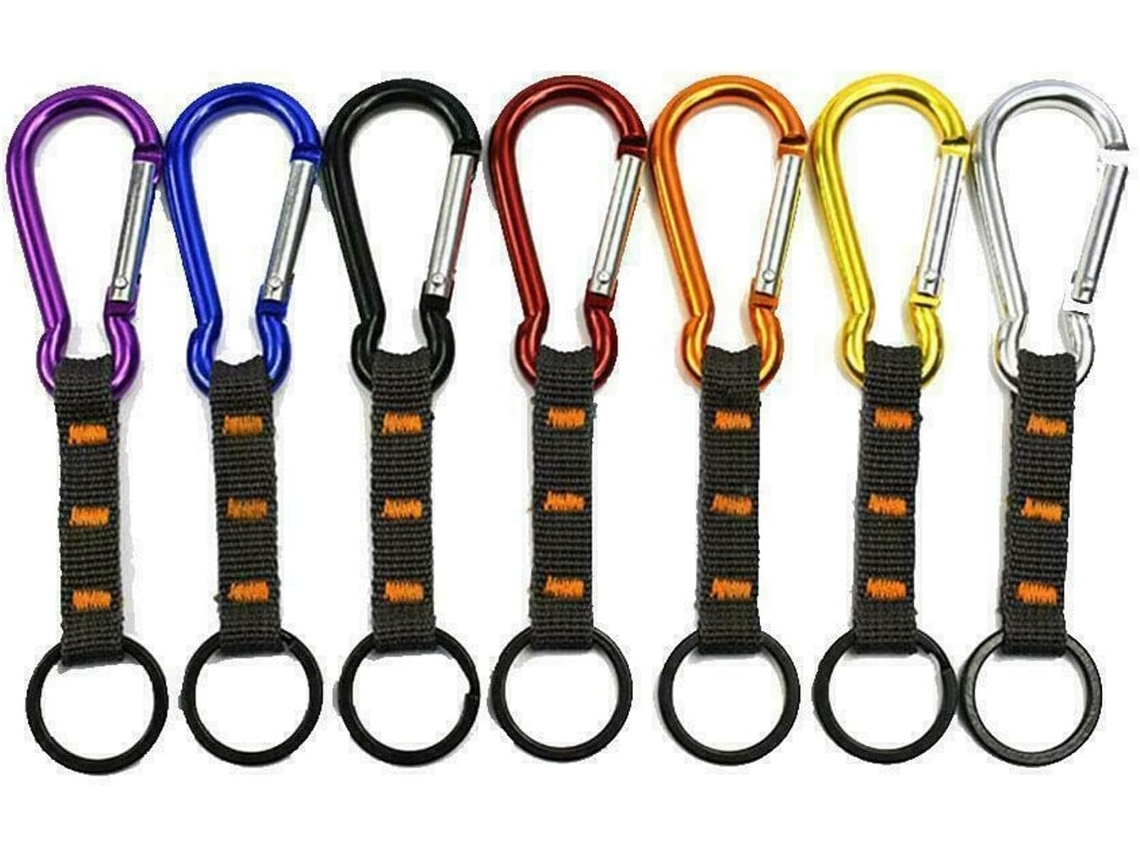 Chaveiro De Montanhismo Com Mosquetão Resistente Para Acampar,