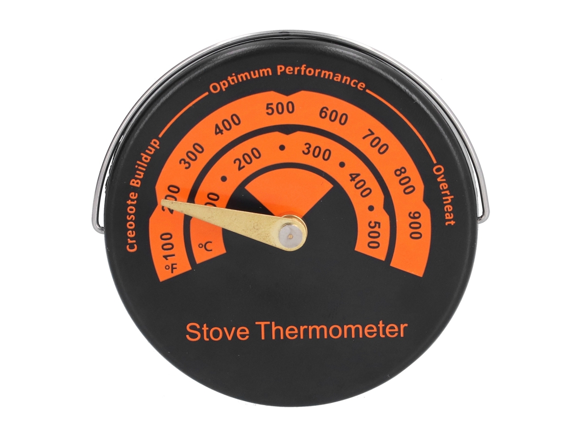 Termômetro Magnético Para Fogão A Lenha Com Medição De Temperatura De 0-500°c Acessório De Churrasqueira E Estufa