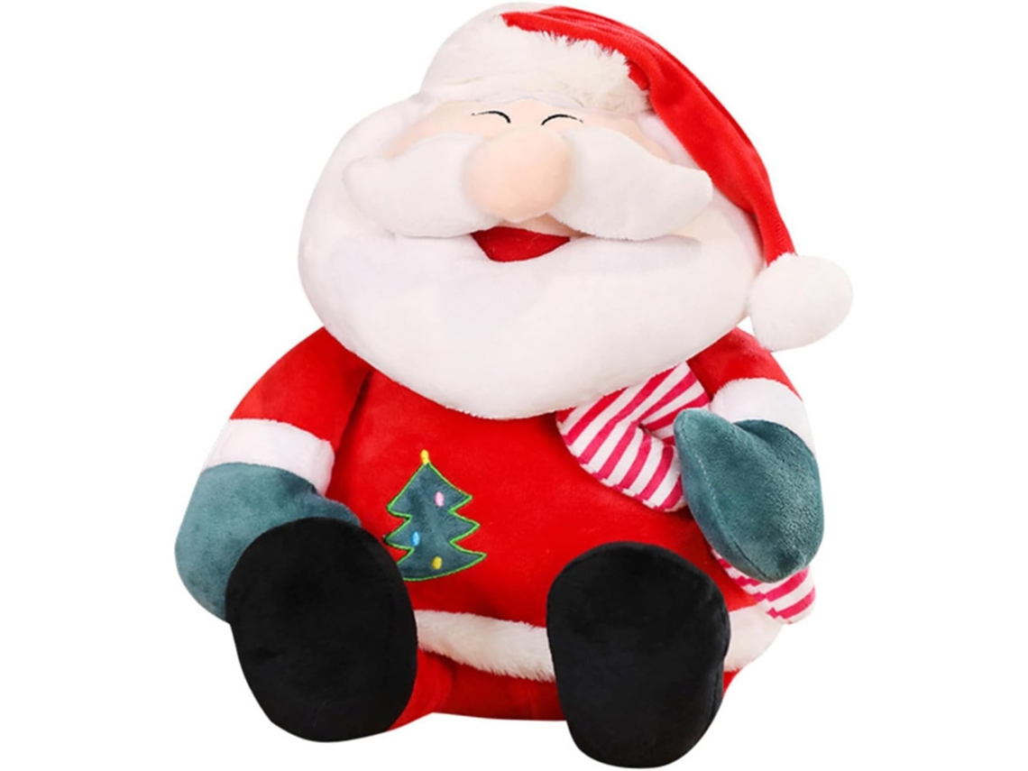 Papai Noel De Pelúcia, Bichinho Pelúcia Vermelho Macio, Boneco
