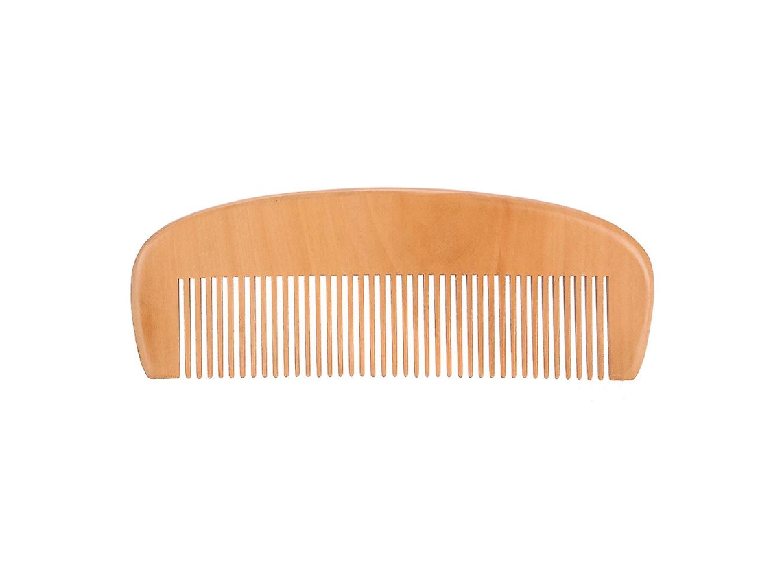 Kit De Pente De Madeira Portátil Para Barba Masculina, Escova Para Aparar Bigode Jinyubo Store