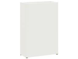 Conjunto 1 Suporte De Guarda-sol Vidaxl Branco Aço (28 X 12 X 41 Cm)