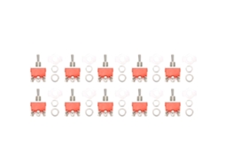 10 unidades de interruptor toggle mini 3 posições 15A | S/MARCA