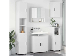 Vidaxl Conjunto De Móveis Para Banheiro 5 Unid. Branco 61 X 35 X 64 Cm