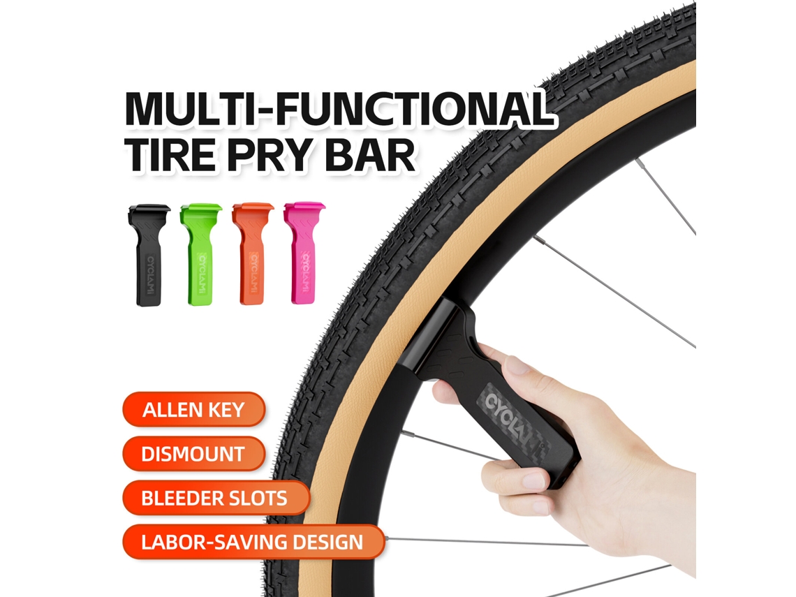 Verde bcyclami Cyc-qt2 Ferramenta Abertura Rápida Pneus Bicicleta Portátil Leve Alavanca Multifuncional Remoção Pneus