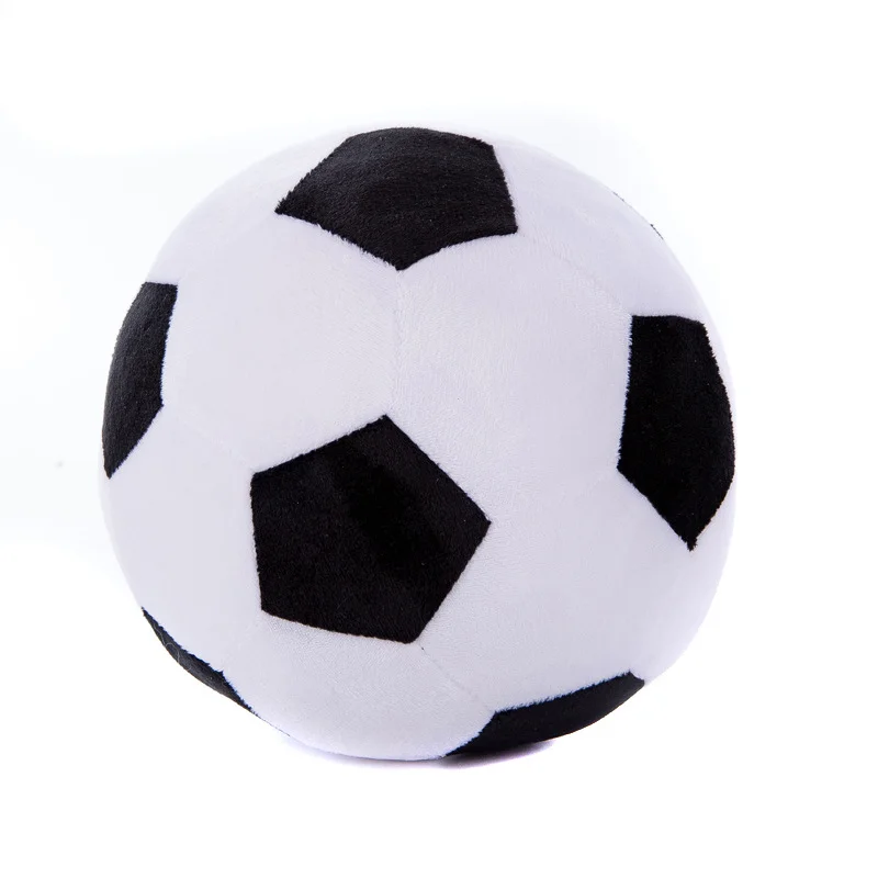 Bola De Futebol De Pelúcia (branca, 25 Cm), A Melhor Opção Para Presente De Aniversário.