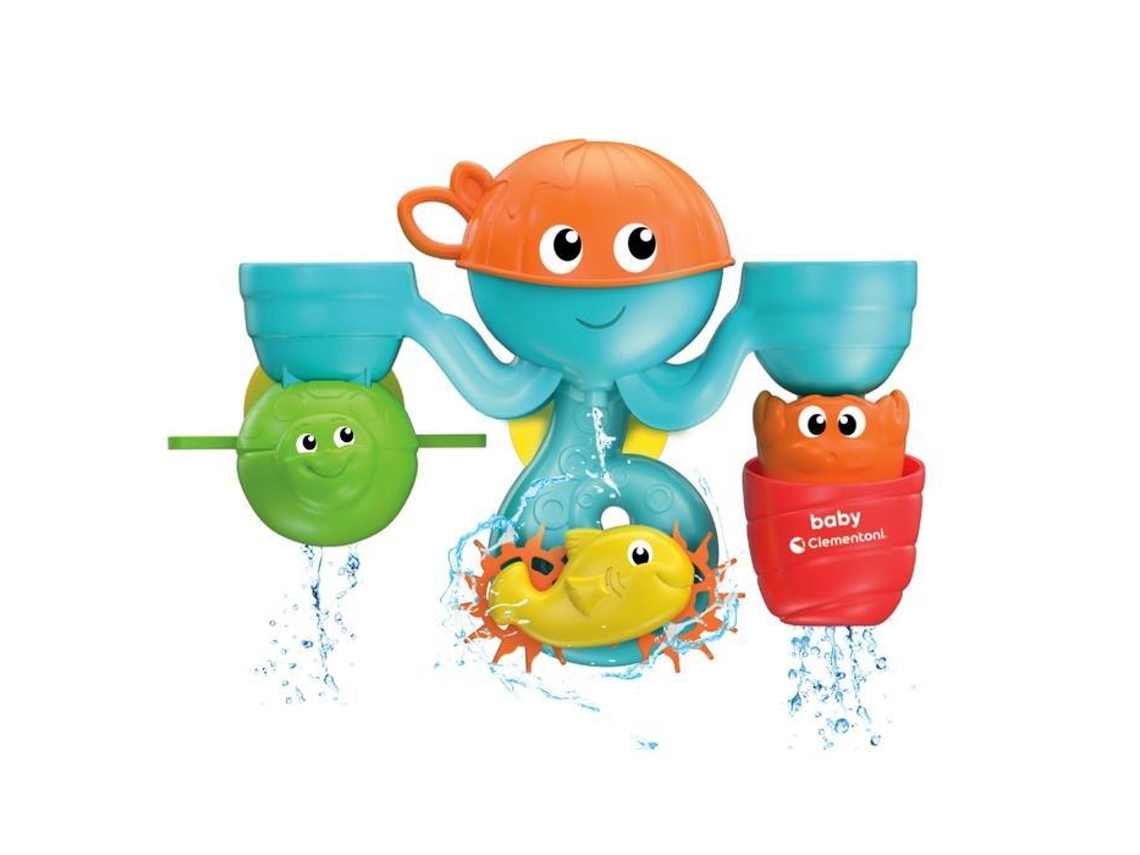 Baby Clementoni 17458 Brinquedo de Banho Conjunto de Jogo de Banho Multicor
