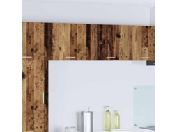 Vidaxl Armário Suspenso Madeira Antiga E Branco 50 X 31 X 40 Cm