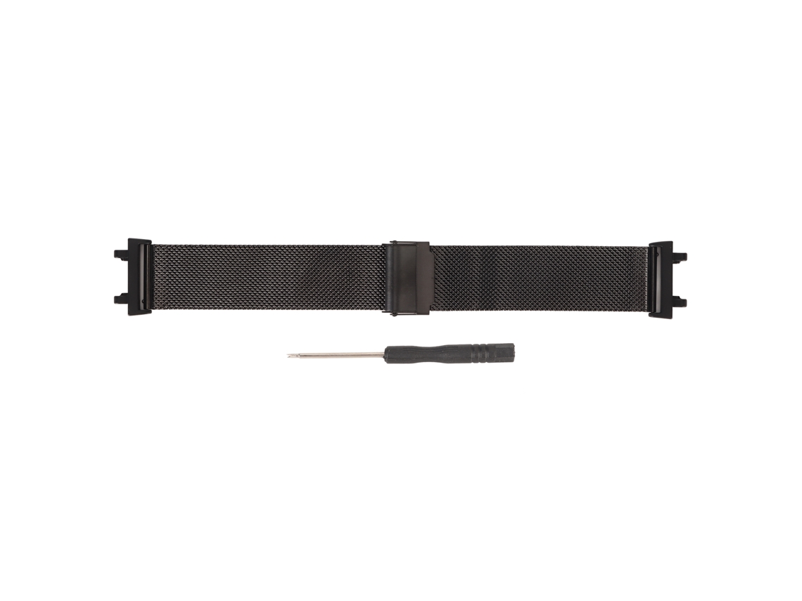 Pulseira de Relógio Aço Inoxidável Ajustável Compatível com T Rex 2 Preto