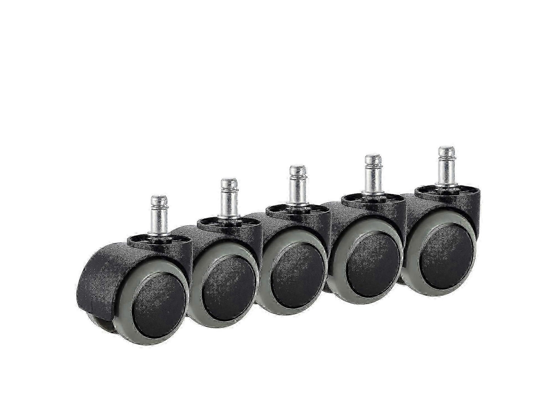 Rodízios para cadeiras de escritório Slowmoose Heavy Duty (pacote com 5) compatíveis com cadeiras IKEA (10 mm x 22 mm)