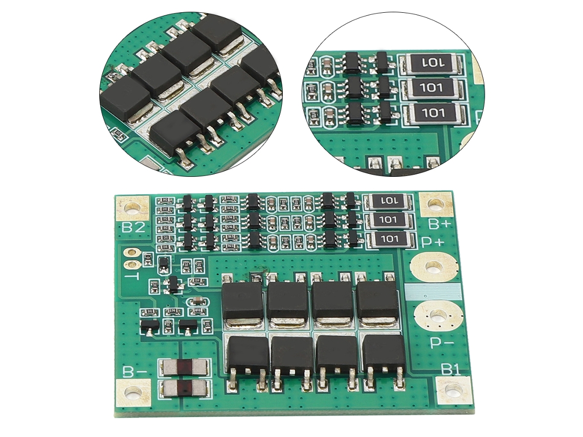 Laxiscreed Módulo De Placa De Proteção Para Bateria 18650 De Íons De Lítio Com Sistema De Igualização