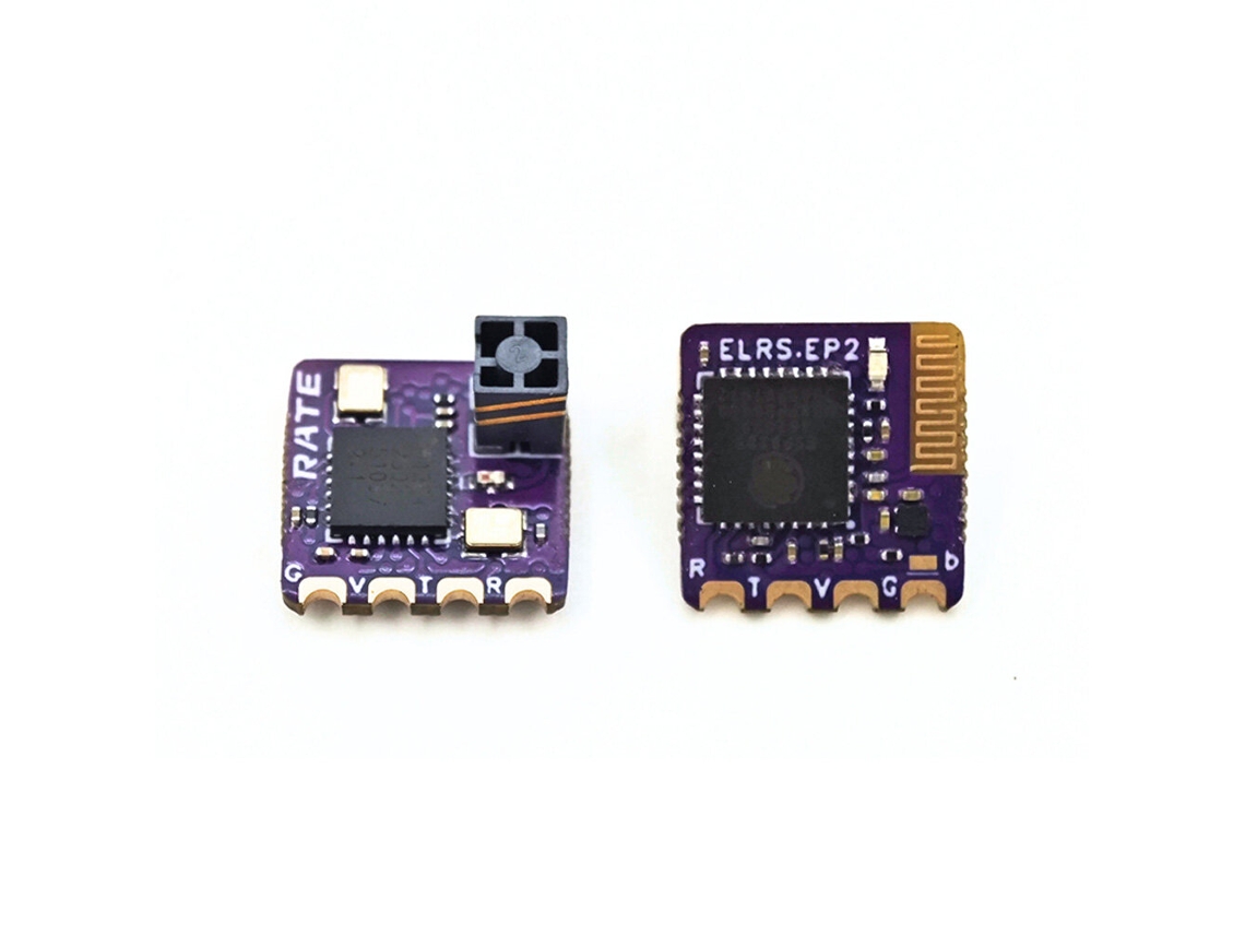 1 Unidade Rate Ep2 2.4g Elrs Receptor Ultracompacto de 10*10mm com Elevada Taxa de Atualização para Drones Fpv Racer MDUG