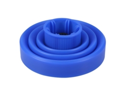 Secador de cabelo profissional dobrável 2026 com difusor e touca, azul.