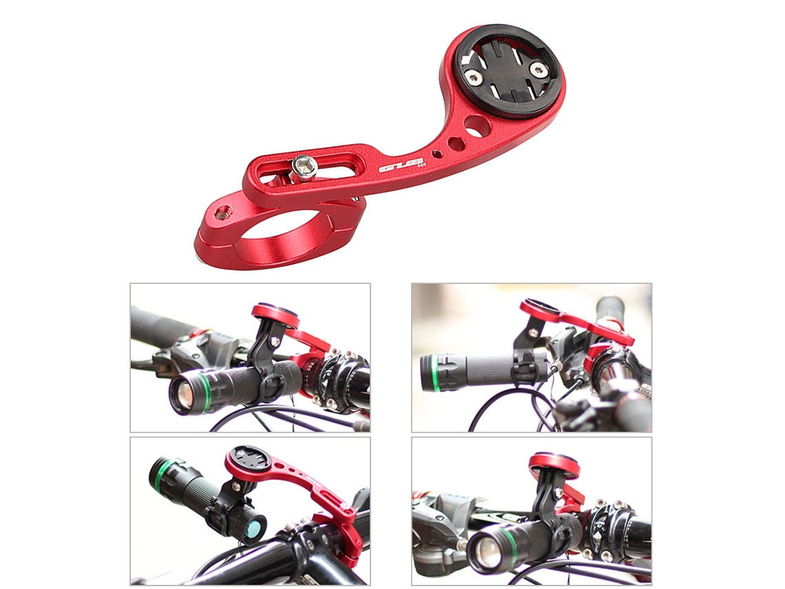 2026zentro-gub Kit Extensor De Guidão Com Suporte Para Computador De Bicicleta, Câmera E Lanterna